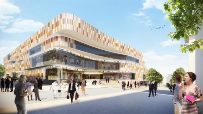 Abriss bestehender Gebäude für Bau der Mönchengladbach Arcaden